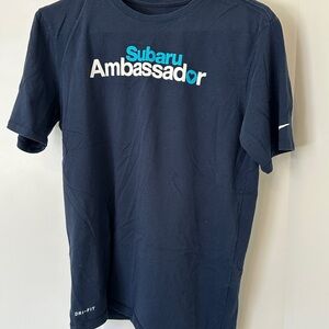 Subaru Ambassador Nike Dri Fit Men's Navy T-Shirt